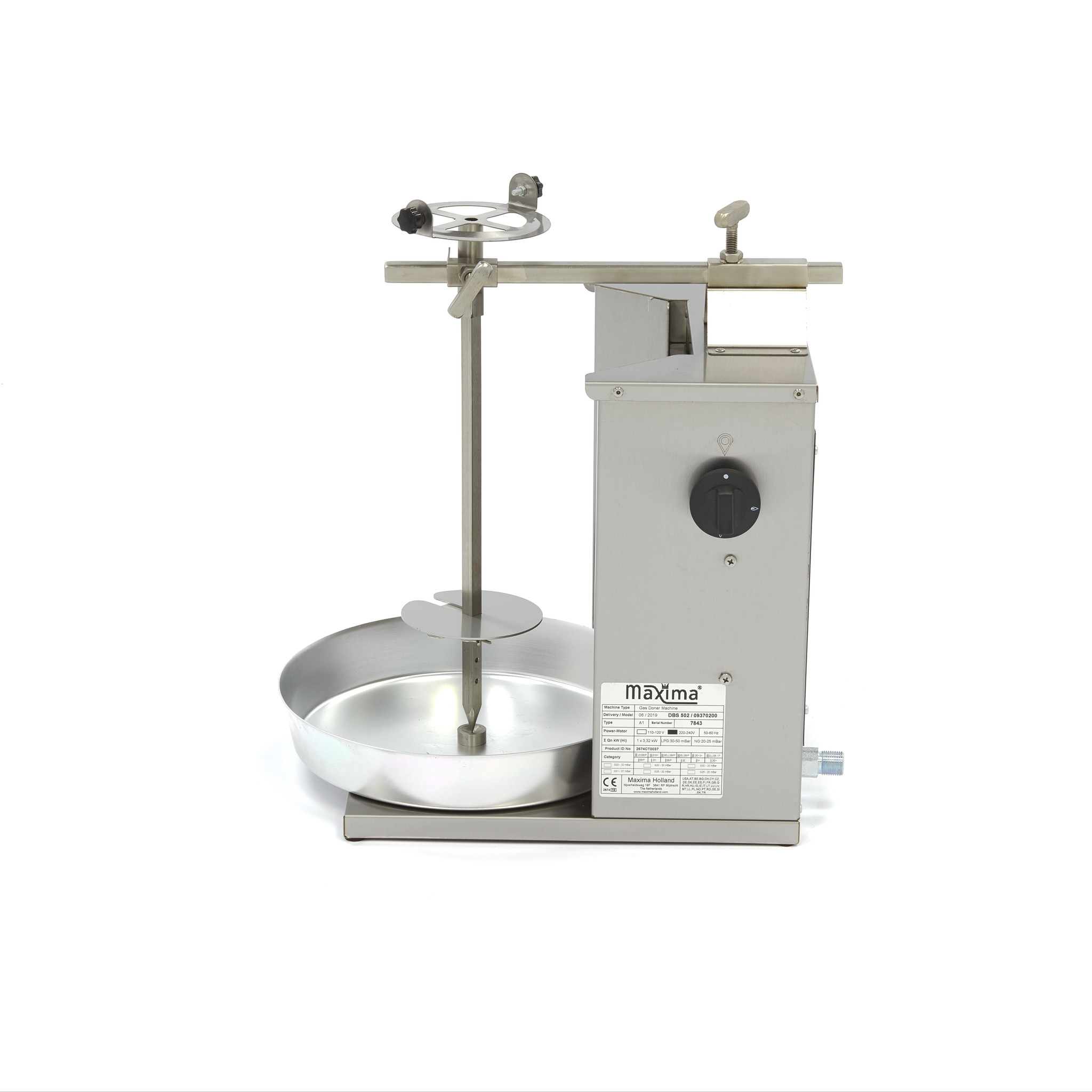 Gril na kebab plynový 1 hořák - Afbeelding 3