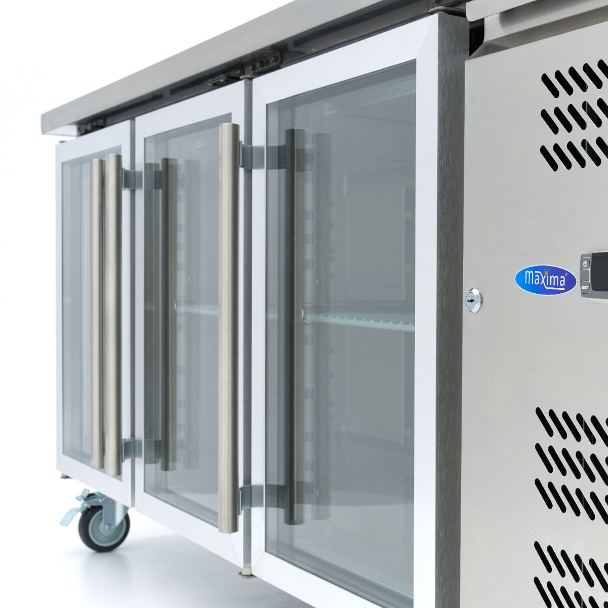 Pultová chladnička - 180 cm - 3 skleněné dveře - Image 7