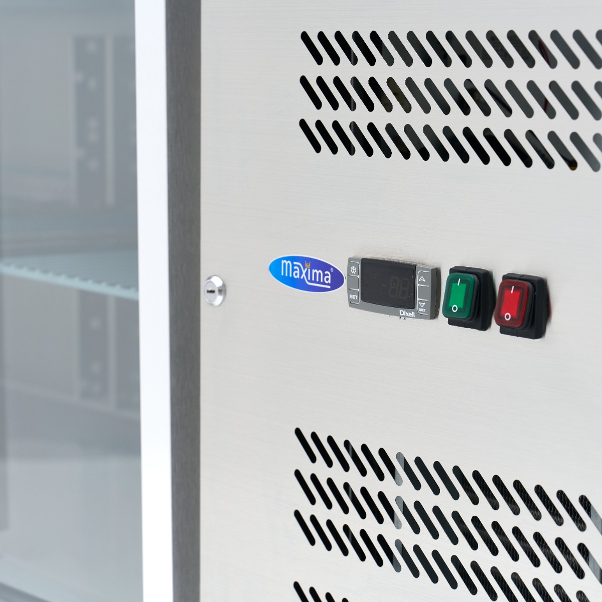 Pultová chladnička - 223 cm - 4 skleněné dveře - Image 7