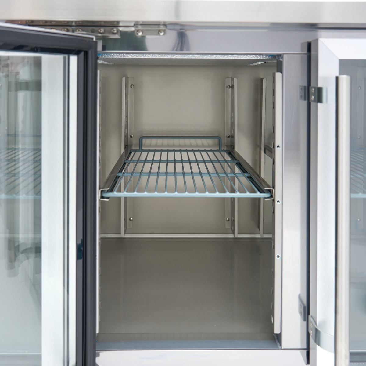 Pultová chladnička - 223 cm - 4 skleněné dveře - Image 9