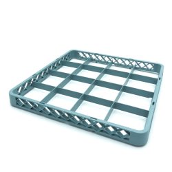 Розсувна скляна полиця для посудомийної машини - 50 x 50 см - 16 відділень