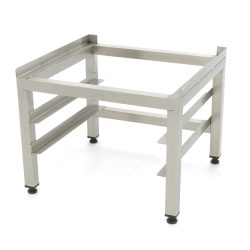 Support pour lave-vaisselle - convient pour un lave-vaisselle de 50 x 50 cm - acier inoxydable