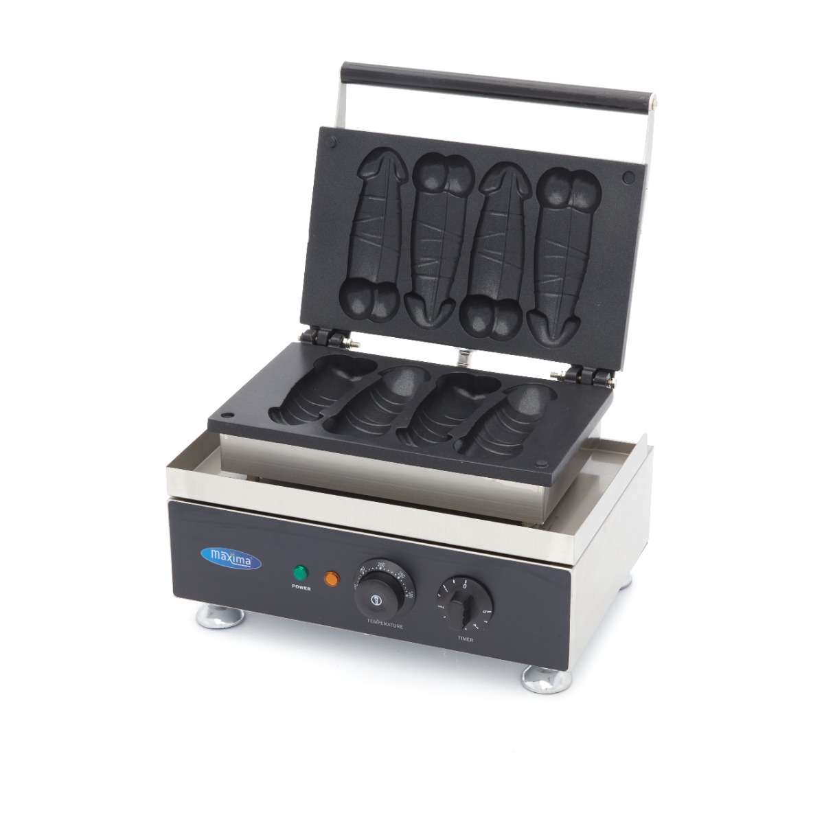 Máquina de Waffles em Formato de Pênis - 4 peças