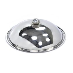 Woklåg i rustfrit stål til induktion