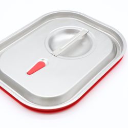 Nắp cho hộp đựng gastronorm 1/2 GN - kín khí - thép không gỉ