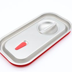 Låg til 1/3 GN gastronormbeholdere - lufttæt - rustfrit stål