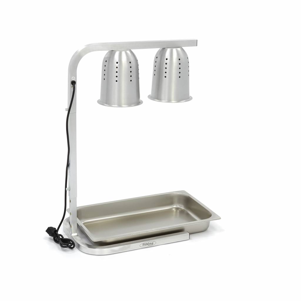 Vyhřívací lampa Double - včetně 2 lamp - včetně 1 x 1/1 GN kontejneru - Obrázek 4