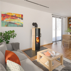 kachle matná písková/barva černá aspero