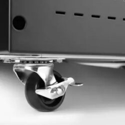 Kylskåp i glas med belyst panel, Arktic, 254L