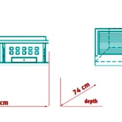 Gril na drevené uhlie PEVA B Top 150