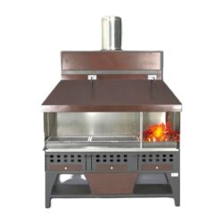 Barbecue a carbone combinato PEVA Combi BG 200