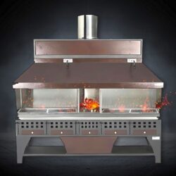 Parrilla de carbón combinada PEVA Combi BG 300