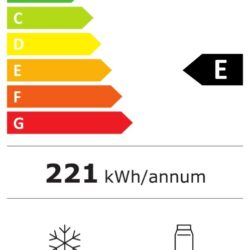 Refrigerator combi Finlux FXCA 31330 BLE RETRO