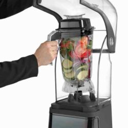 Máy trộn có nắp chống ồn, Máy xay sinh tố, Kỹ thuật số, HENDI, 2.5L