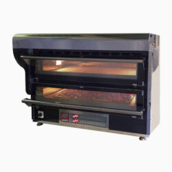 Lò nướng pizza đôi có máy hút mùi tích hợp 400 V - 8,1 kW