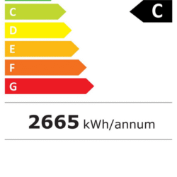 CS Supremarket 7072A 0015 Glas-Gefrierschrank schwarz
