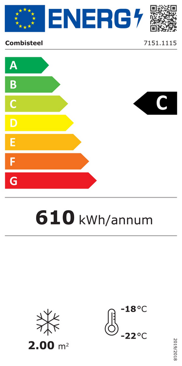 Bordfryser CS SS 469L ikke-nul låg