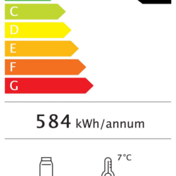 RVS koelkast CS SS 7450A 055