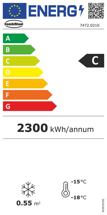 Скляна морозильна камера CS 7472A 021 300