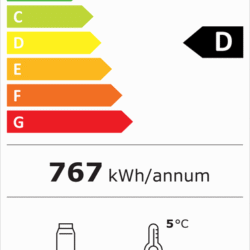 Glasthekenkühlschrank CS 7517A 3 Türen
