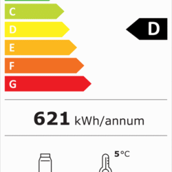 Glasskrankekøleskab CS 7517A 2 dias. dør