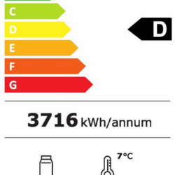 Wall-mounted self-service display case CS 66x100cm