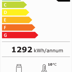 Verre pour réfrigérateur CS INS-1000R BL noir