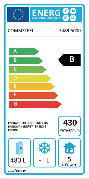 Køleskab CS SS 700L ENERGY LINE 7489A 5