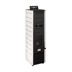 Pelletofen ITALIA Colonna 10 Kw SLIM weiß