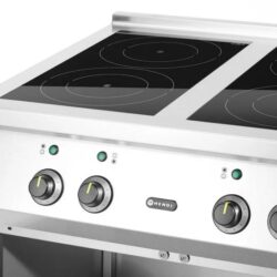 Induction cooker with 4 burners, HENDI, 400V/17000W