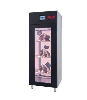 Vleesrijpings-/bewaarkast Klima Meat System Dubbel 50/130 kg, zwart