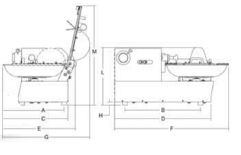 Horizontální kutr Gladius 12 -  230V 1N