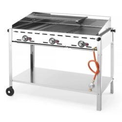 Gasbarbecue 3 branders, HENDI, Green Fire, 17.4kW