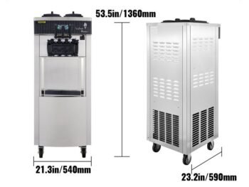 Stroj na výrobu točené  zmrzliny 2200W 28 l/h – 2 kép