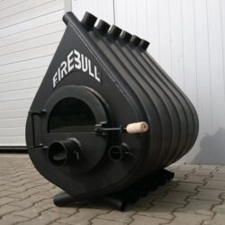 Varmluftsovn Firebull S12, 25kW/500m3 Glaseret