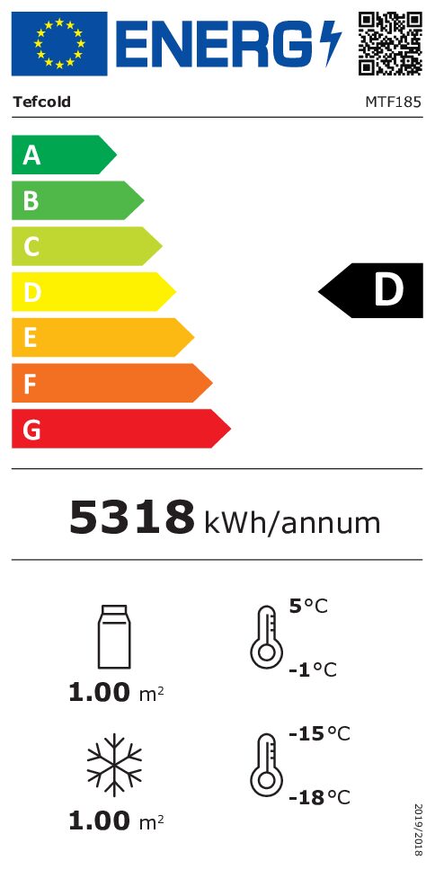 Kirakat a TEFCOLD MTF 185 B fagyasztó/hűtő sziget felett