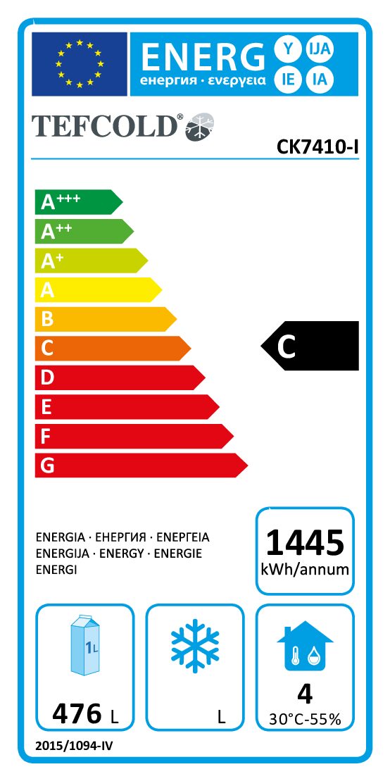 Bàn làm mát GN1/1 TEFCOLD CK 7410